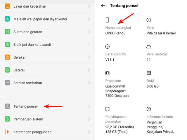 6 Cara Cek Tipe HP Oppo Terlengkap & Akurat 2024 - Teknolalat